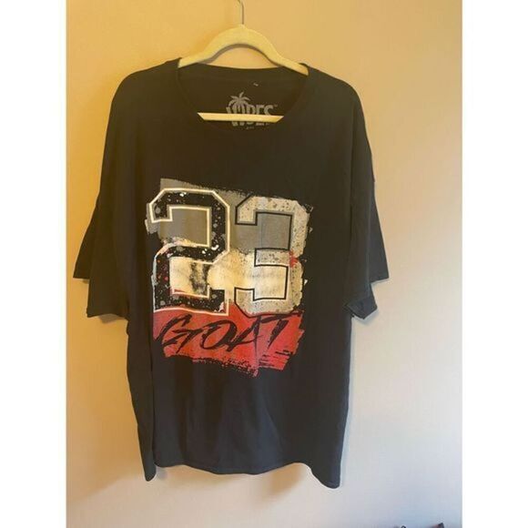 Jordan the GOAT #23 Men’s T-Shirt (SZ 4XL) - Picture 1 of 3